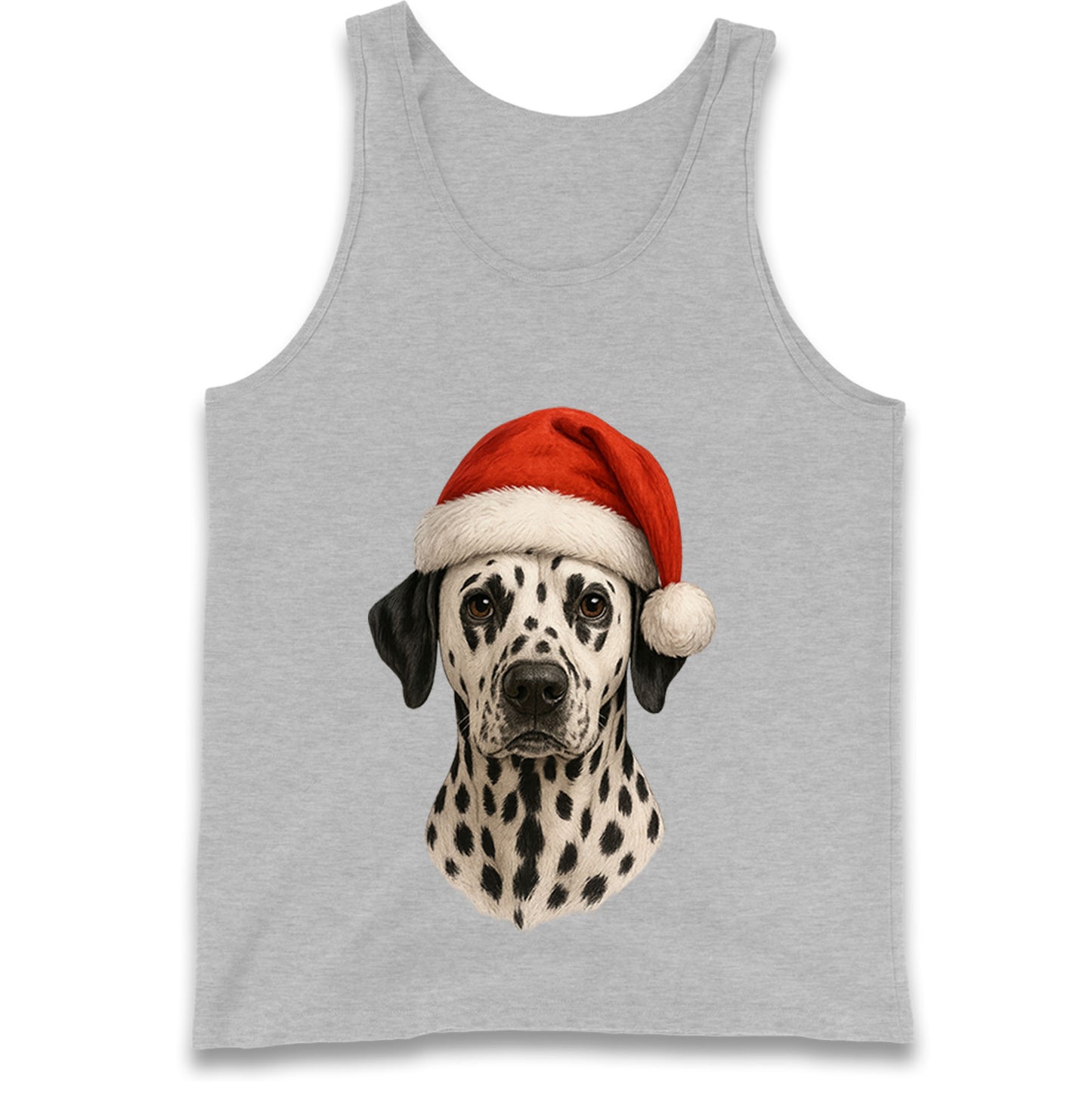 Dalmatian Dog Christmas Tank Top