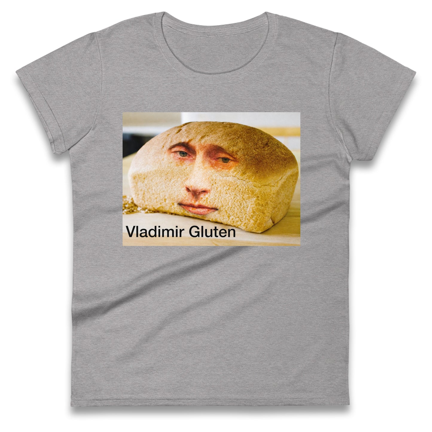 Vladimir Gluten Meme Inappropriate Gluten Tolerant Ladies T Shirt 