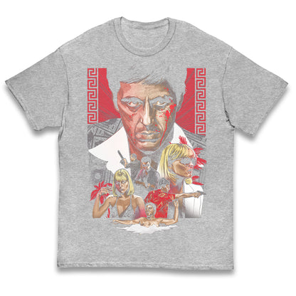 Tony Montana Scarface Kids T Shirt