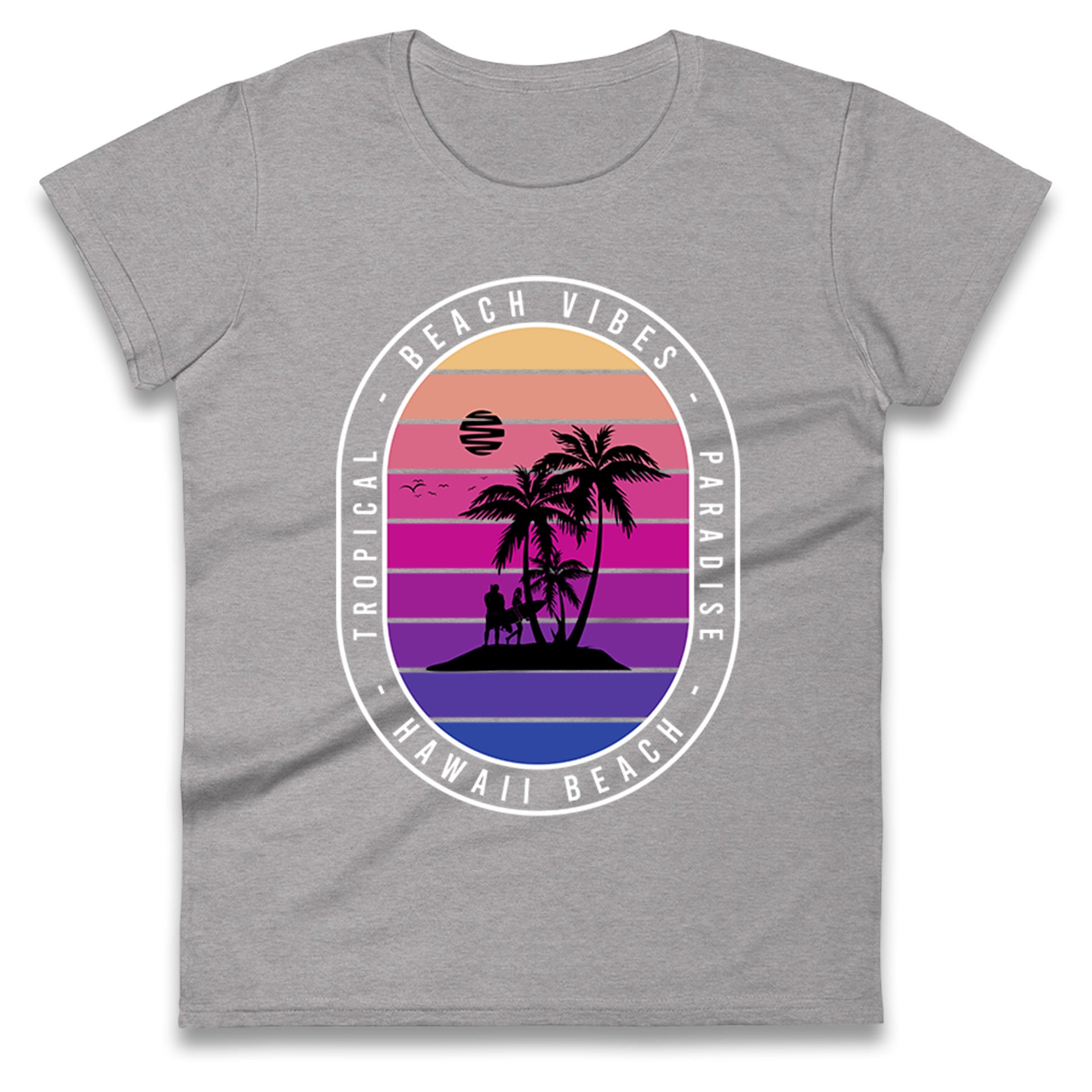 Hawaii Beach Ladies T Shirt