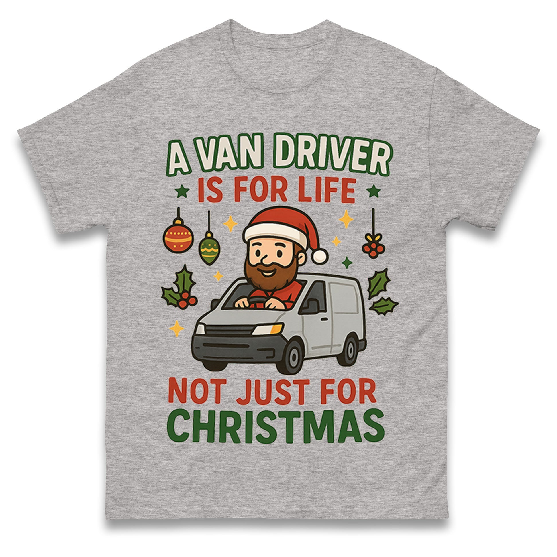 Van Driver Christmas T Shirt