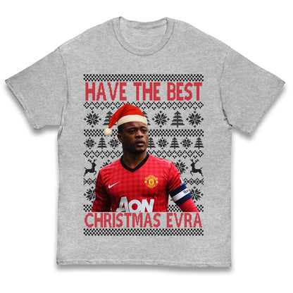 Man Utd Xmas Kids T Shirt 