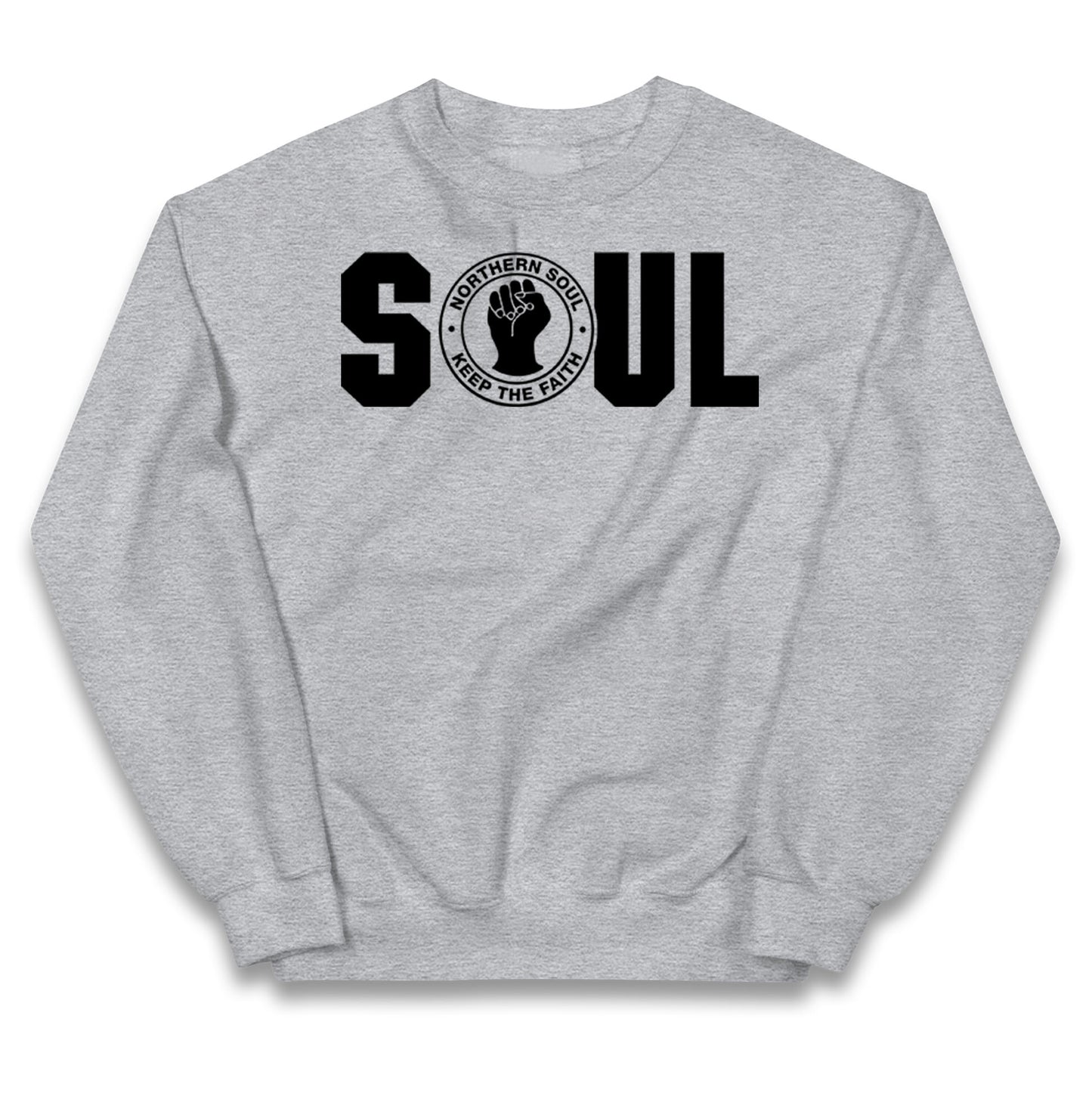 Northern Soul Keep The Faith Logo Kids Jumper 
