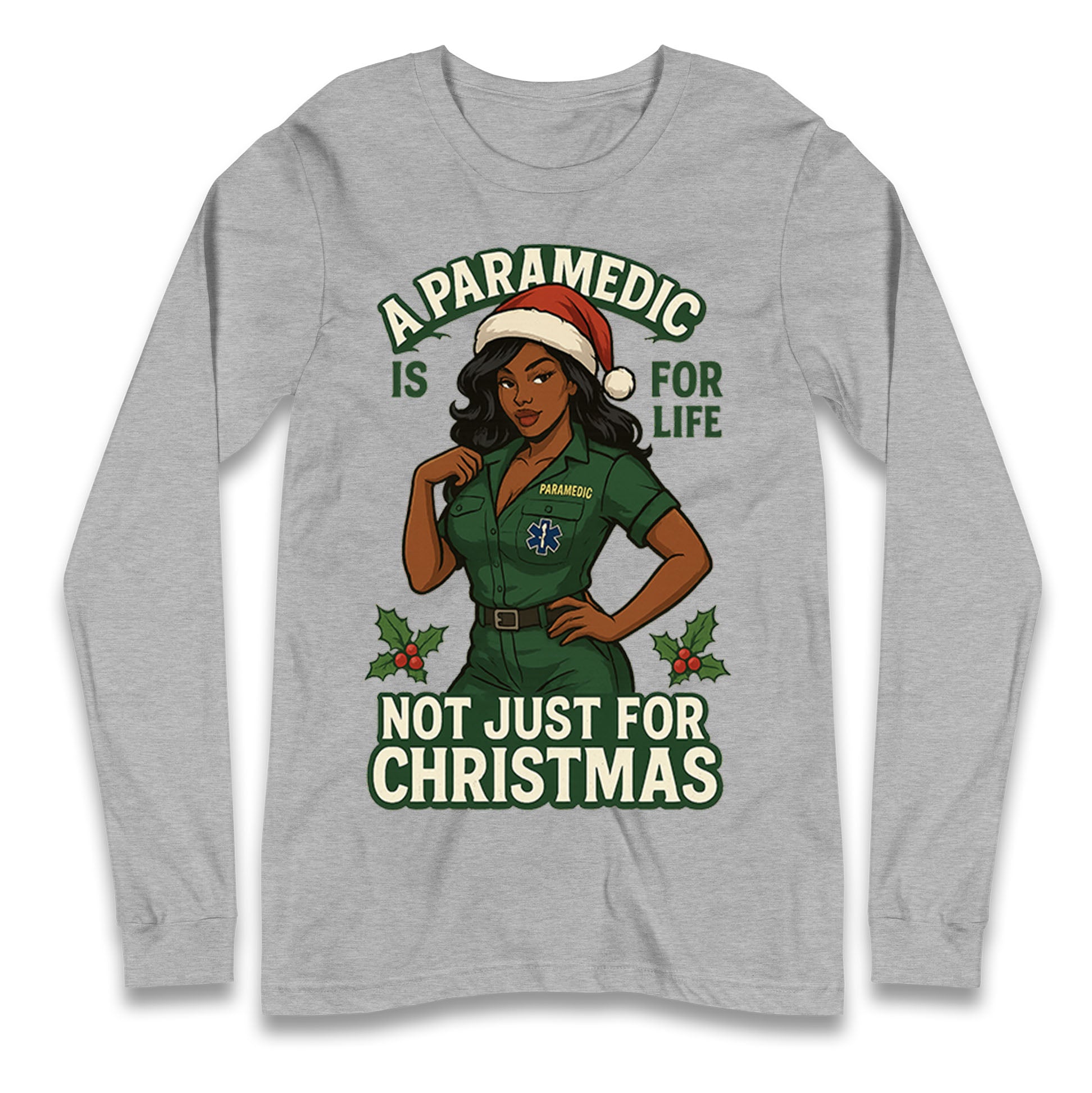 Paramedic Xmas Longsleeve T Shirt