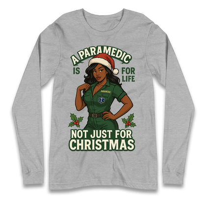 Paramedic Xmas Longsleeve T Shirt