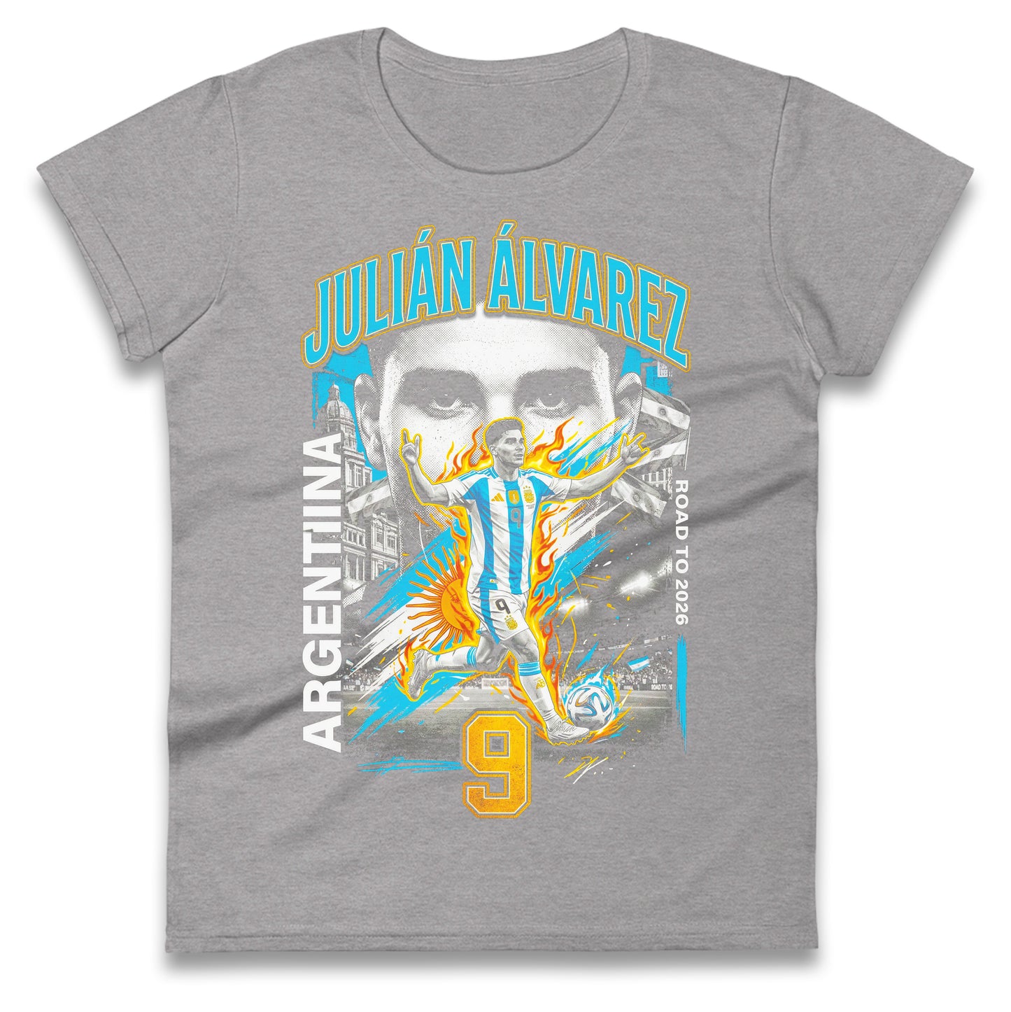 Julian Alvarez Ladies T Shirt
