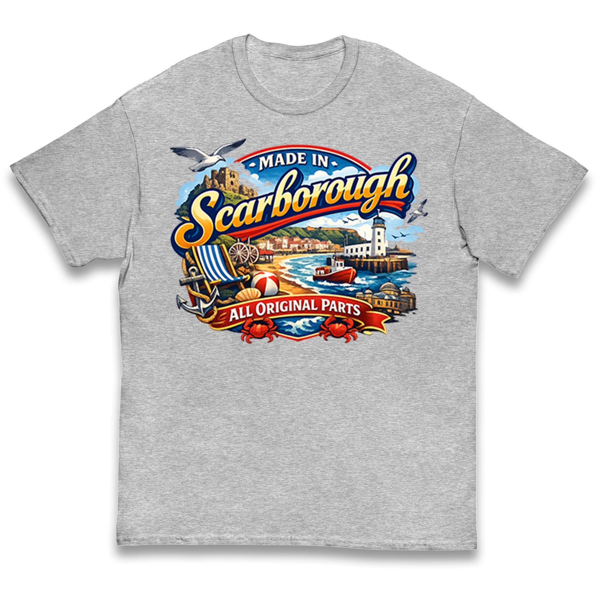Made In Scarborough All Original Parts Kids T Shirt