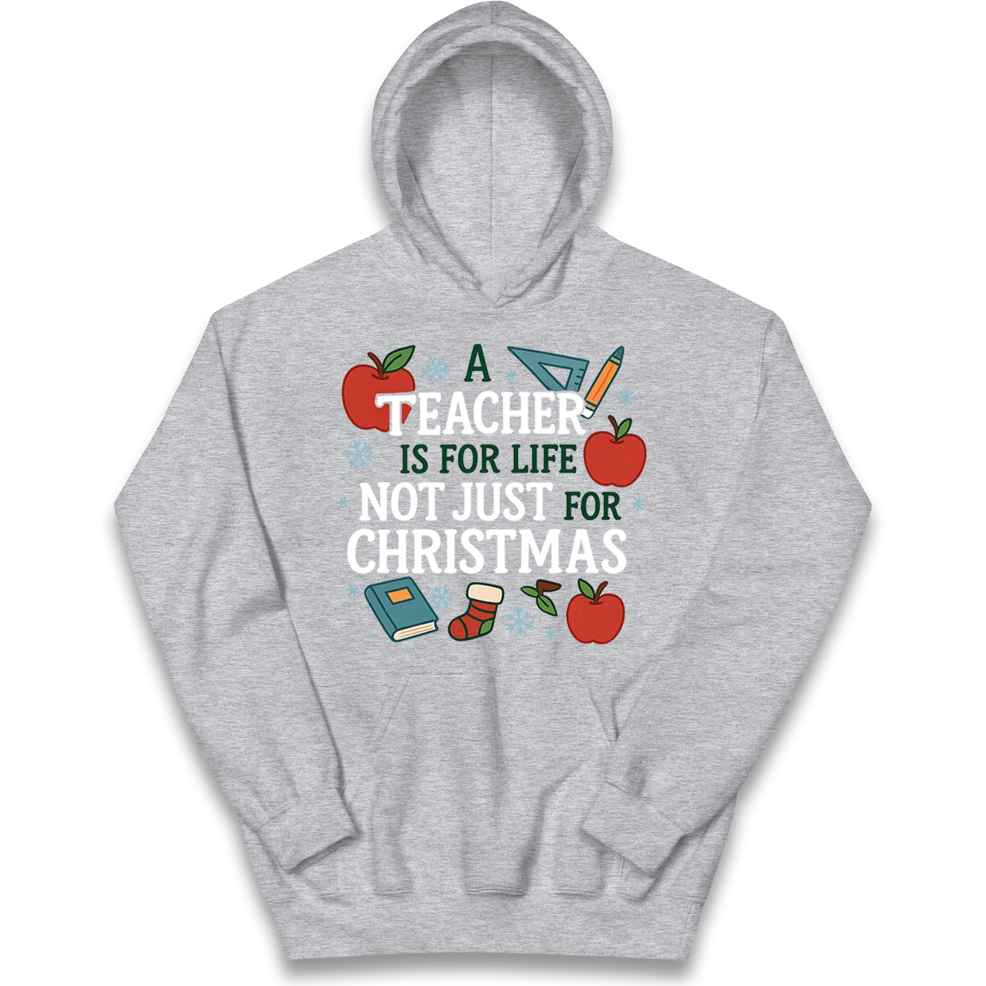 Teacher Christmas Kids Hoodie