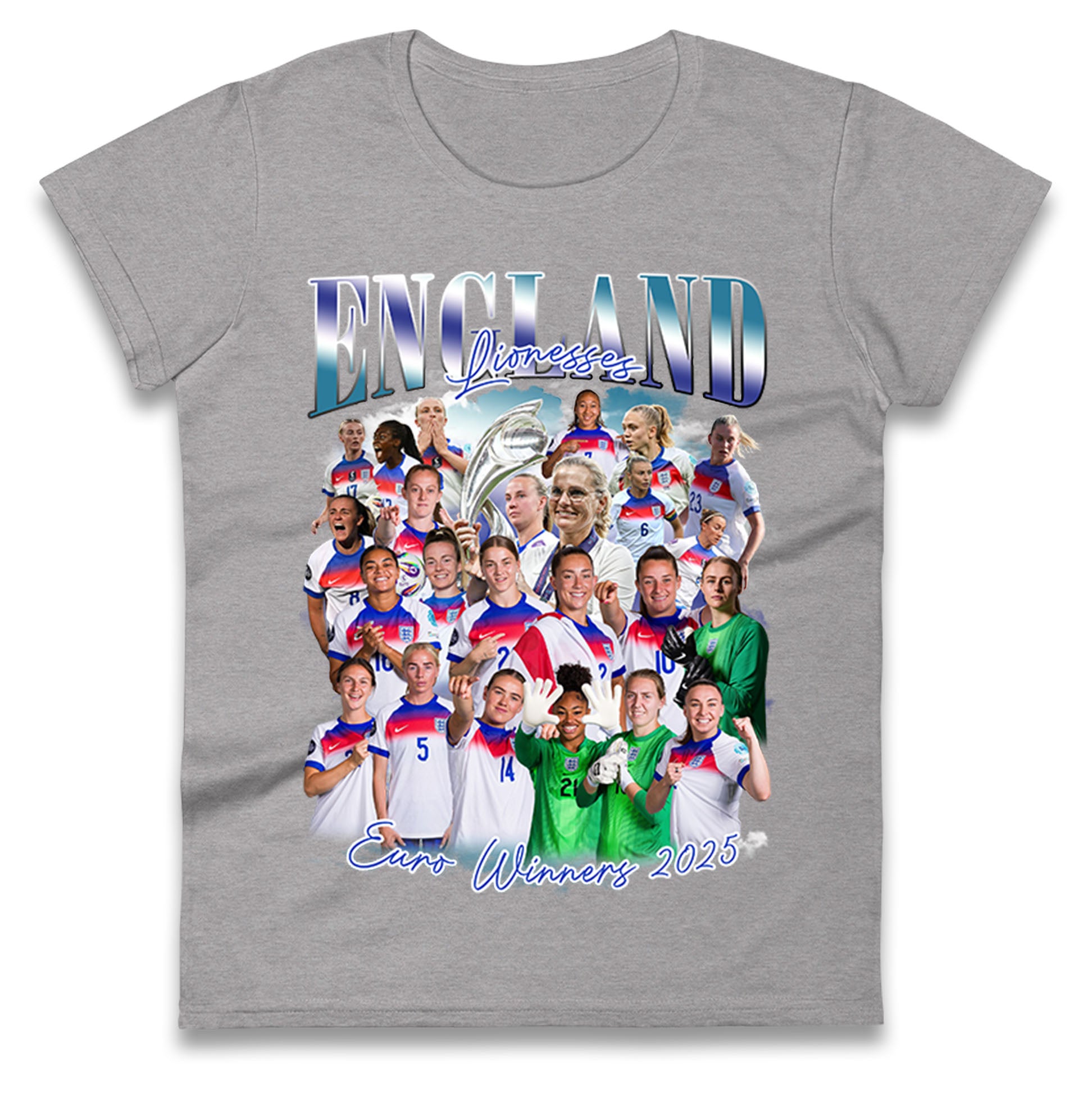 Englands Women Euro Winners 2025 Ladies Shirt
