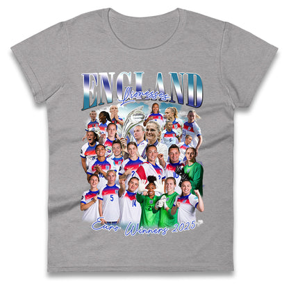 Englands Women Euro Winners 2025 Ladies Shirt