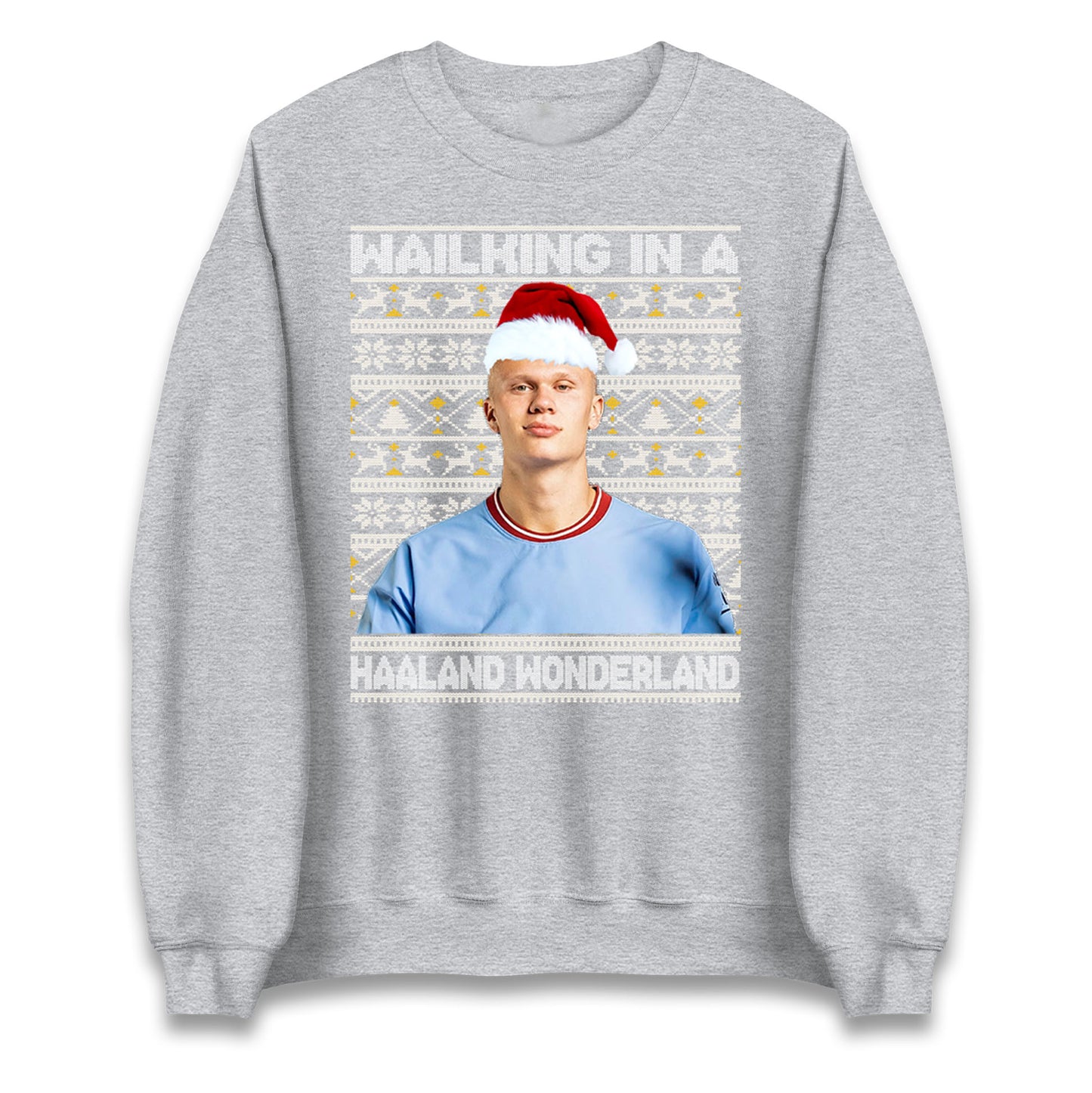 erling haaland christmas sweatshirt