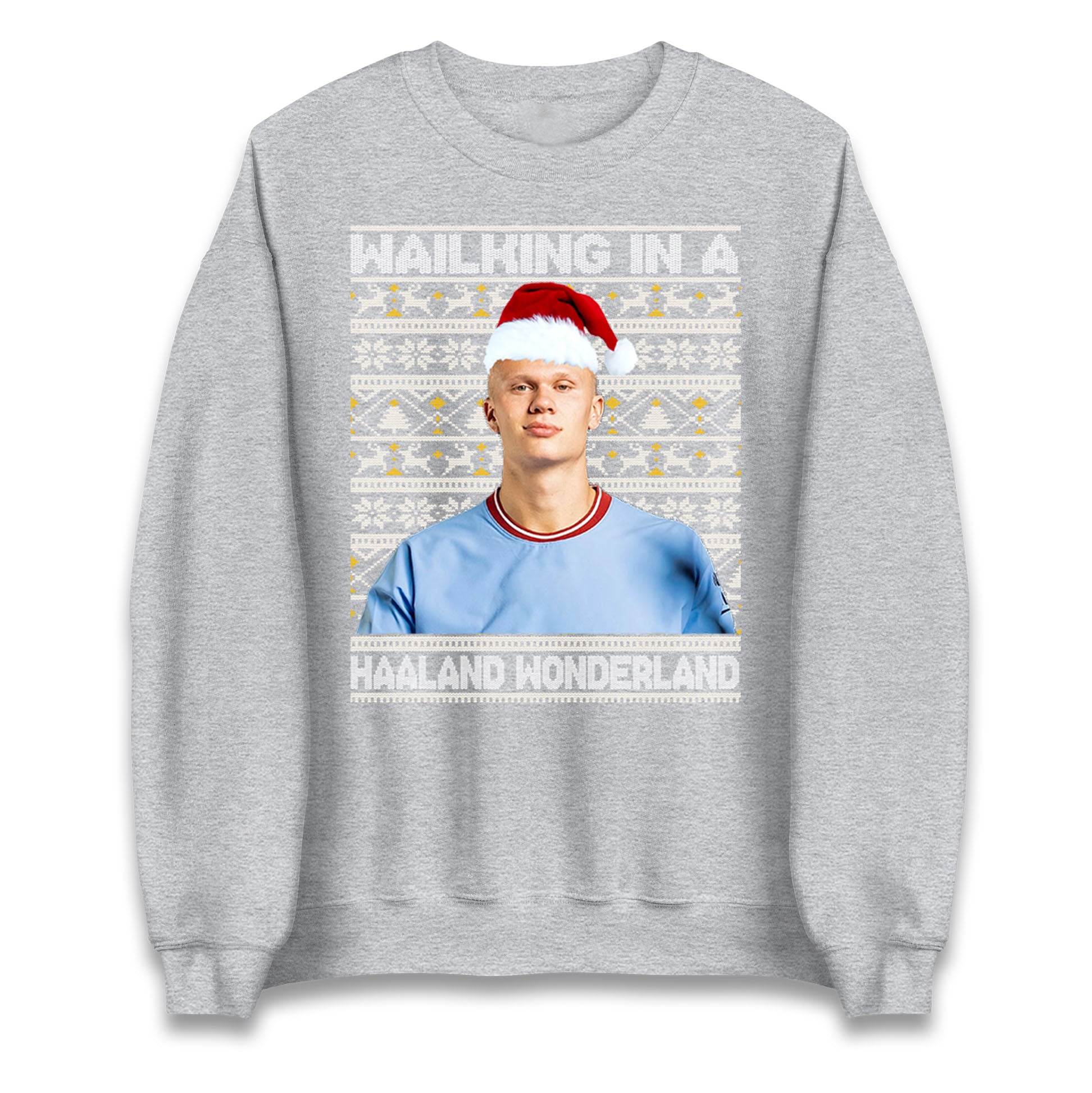 erling haaland christmas sweatshirt