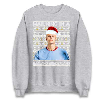 erling haaland christmas sweatshirt