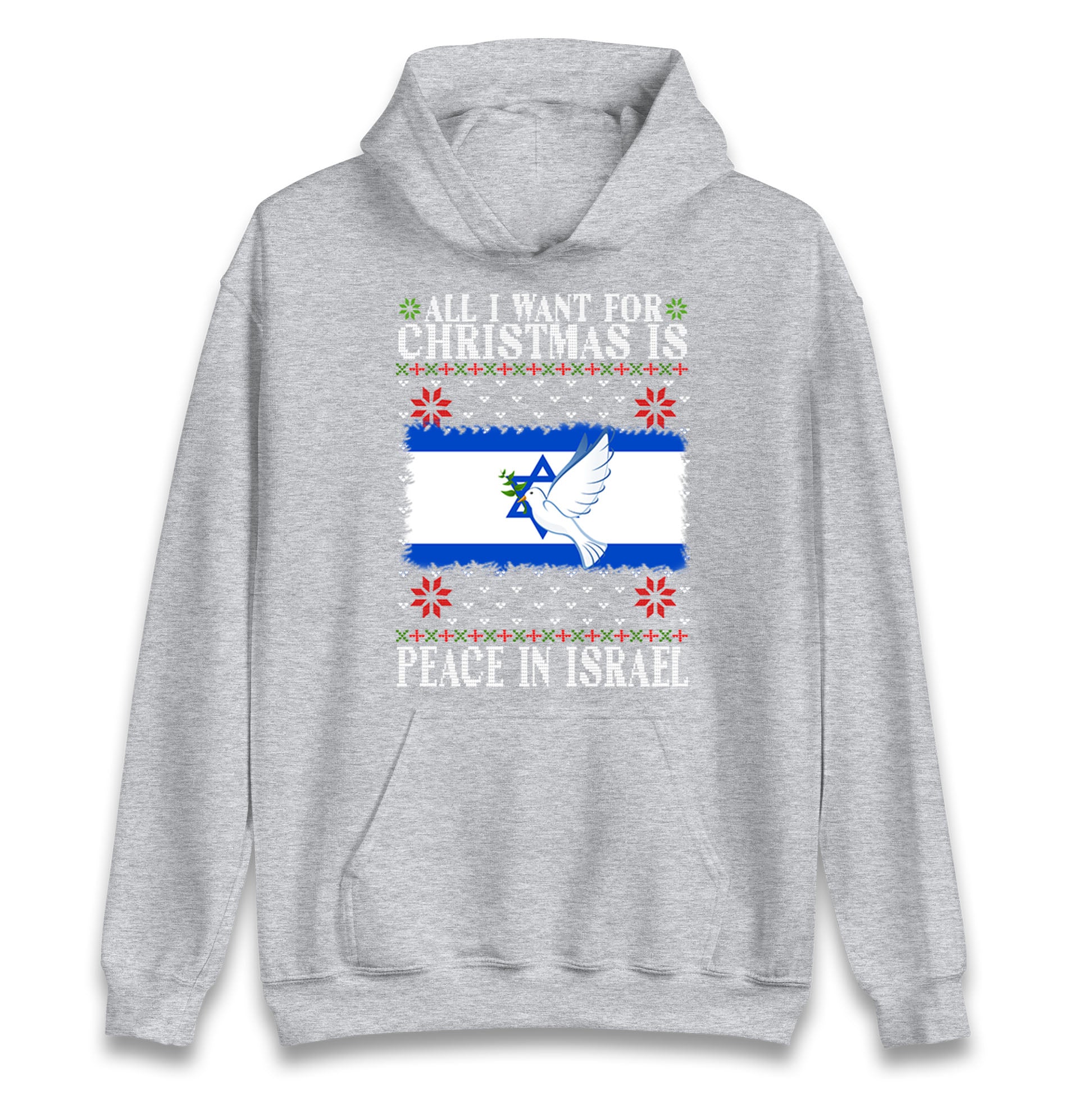 peace in israel hoodie
