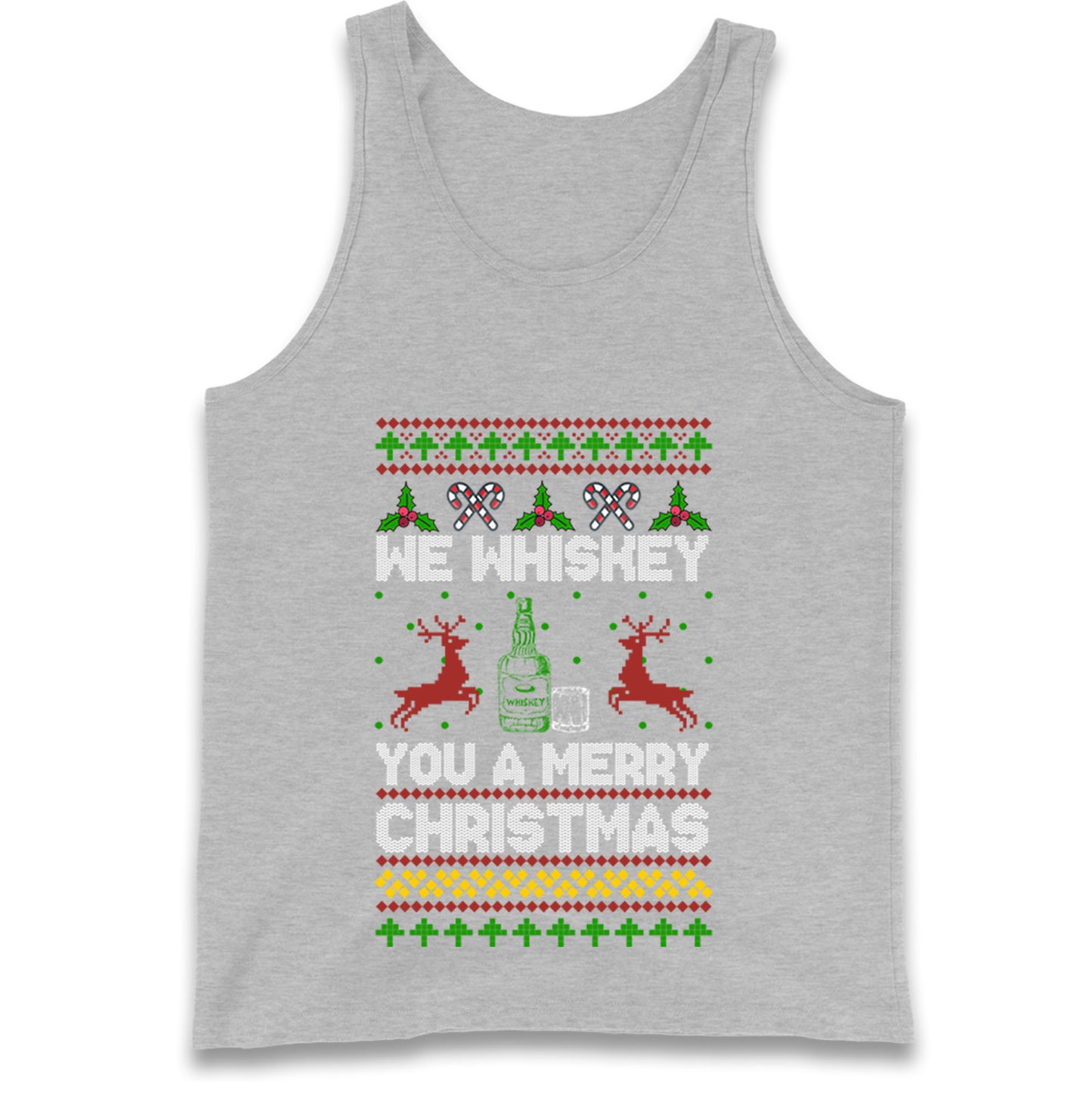 whisky Christmas Tank Top