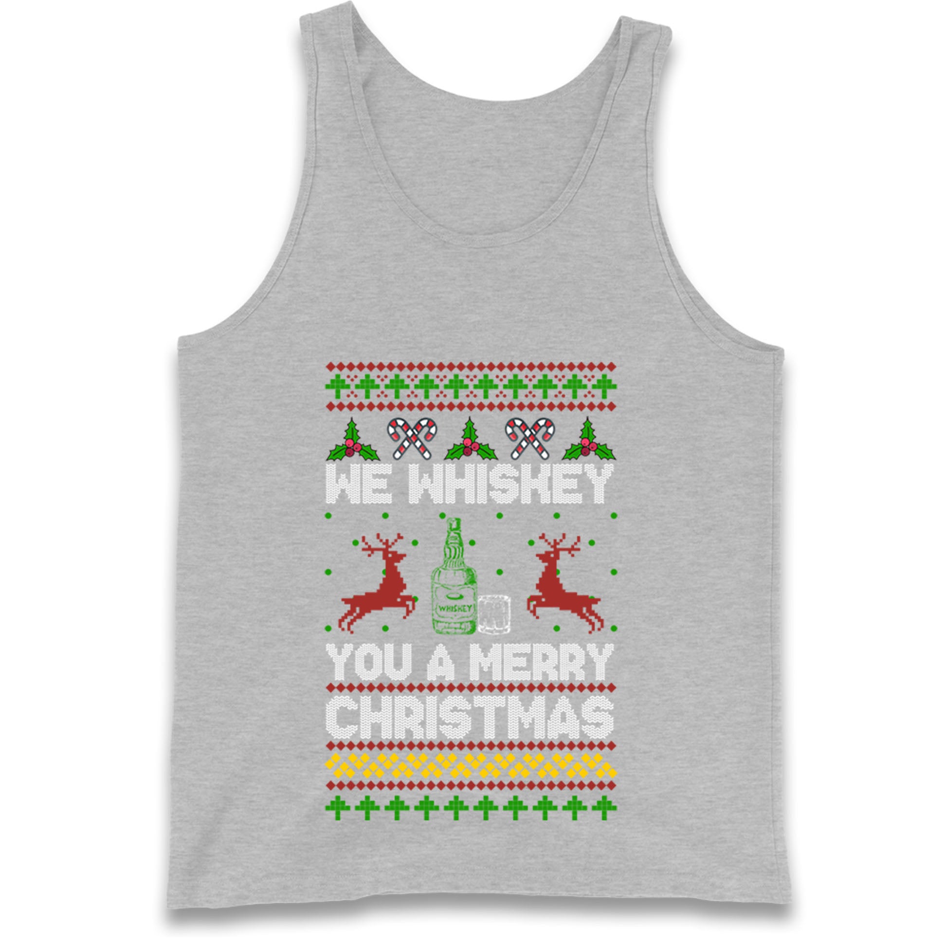 whisky Christmas Tank Top