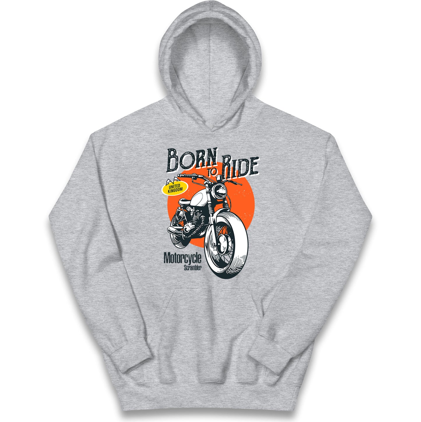 Born To Ride UK Kids Hoodie