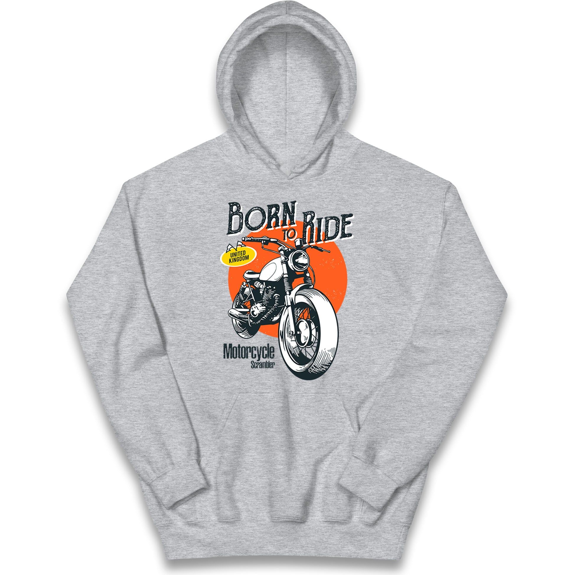 Born To Ride UK Kids Hoodie