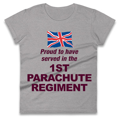 1st Battalion Parachute Regiment Ladies T Shirt 