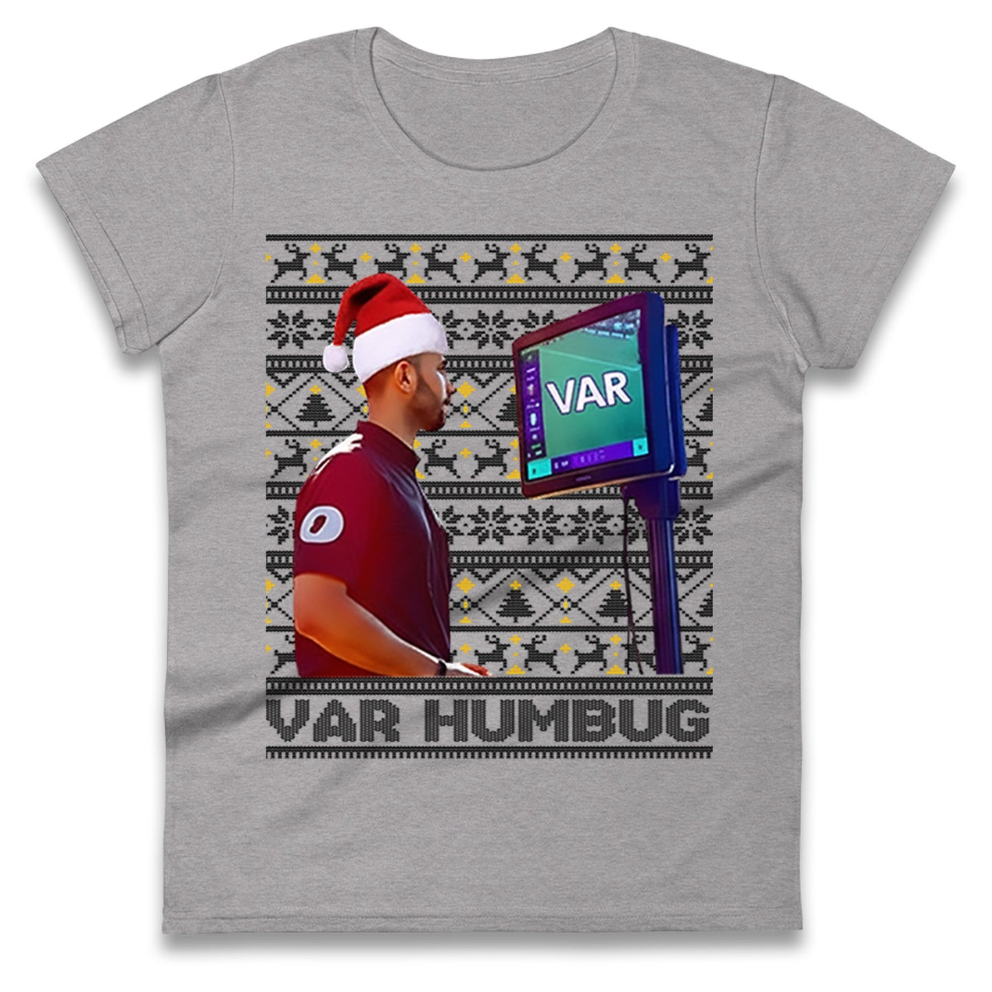 VAR Christmas Ladies T Shirt