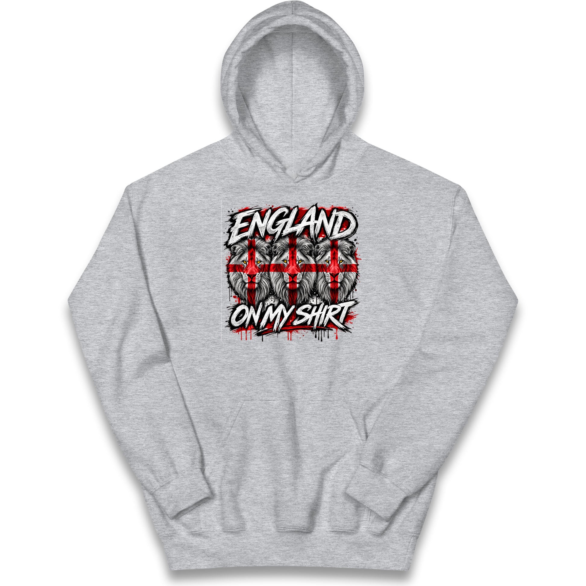 England 3 Lions World Cup 2026 Kids Hoodie