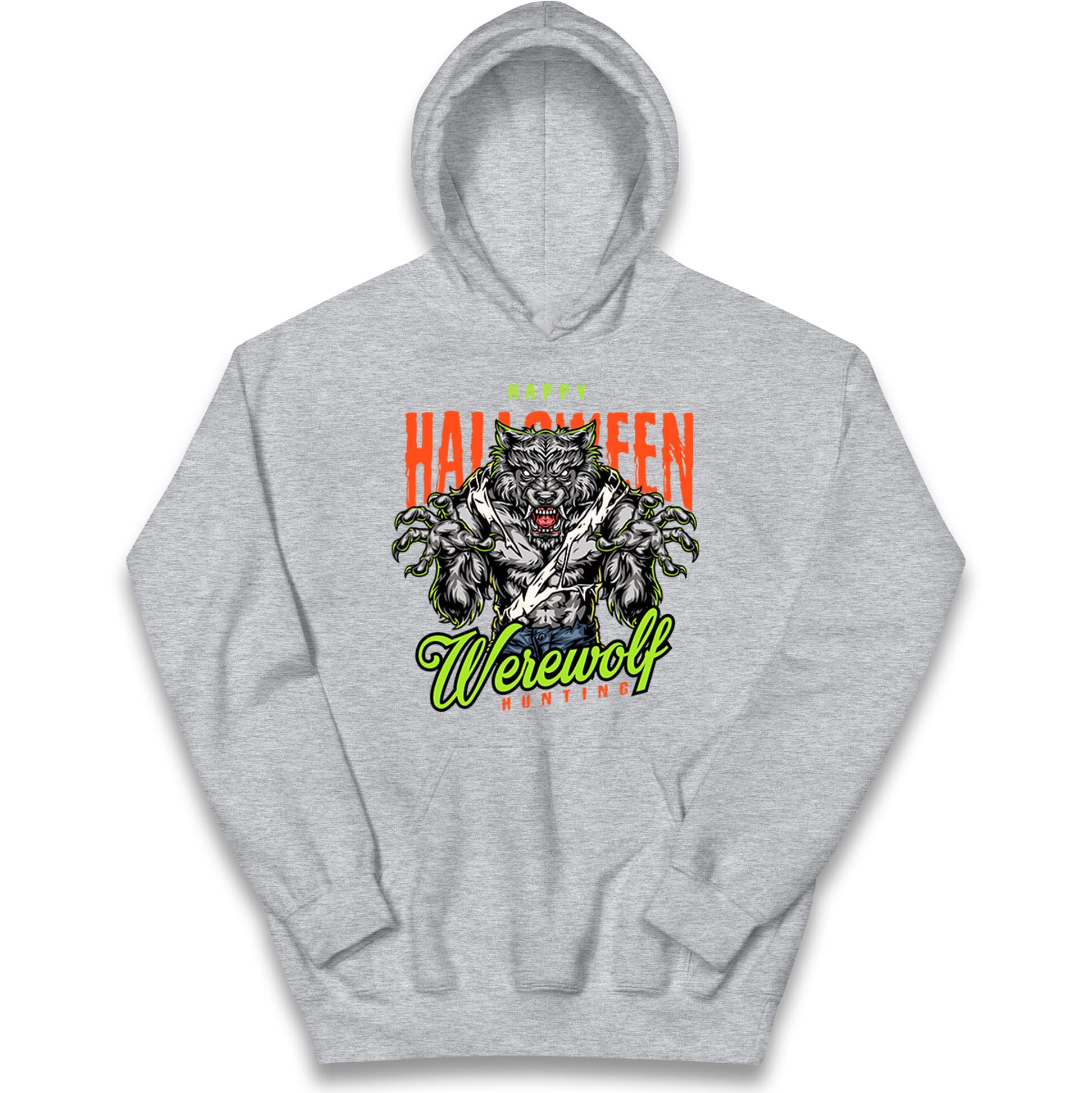 Halloween Werewolf Kids Hoodie