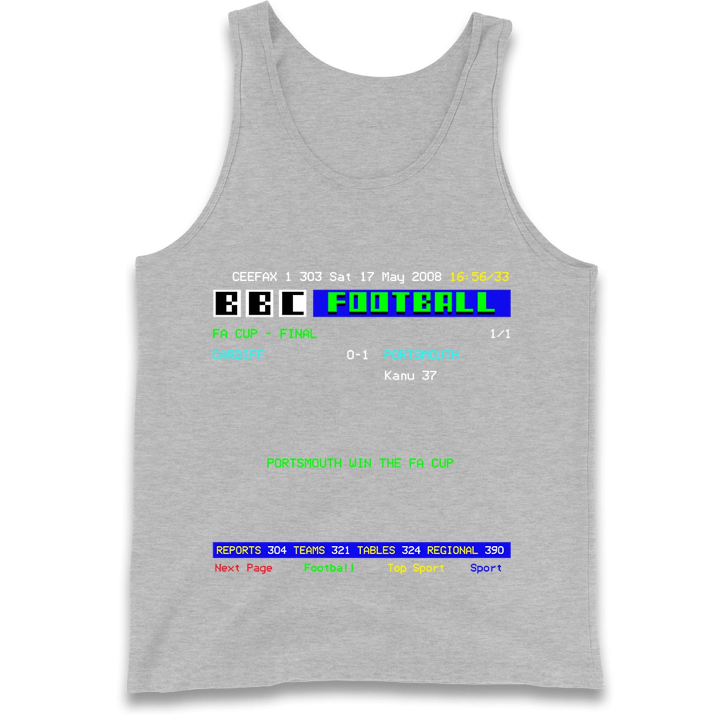 Portsmouth FA Cup Winners 2008 Tank Top