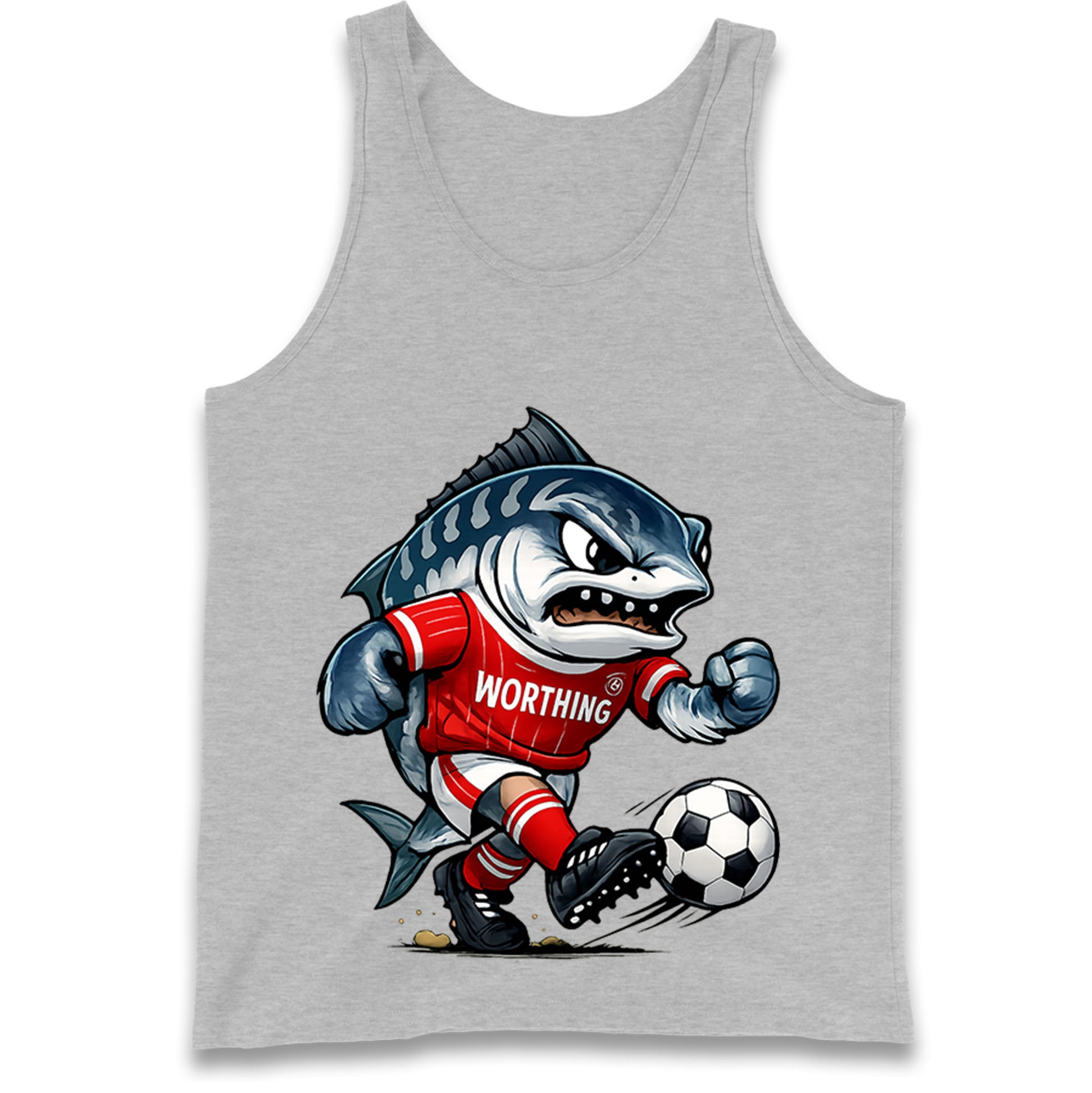 Retro Worthing Football Tank Top

