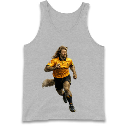 Retro John The Wolf Wolves Football Tank Top