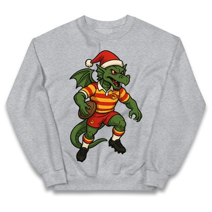 Catalans Dragons Christmas Kids Jumper