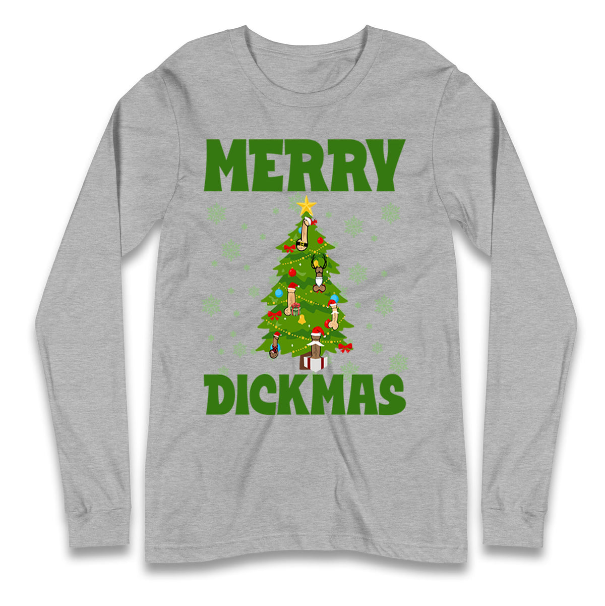 Merry Dickmas Funny Christmas T Shirt
