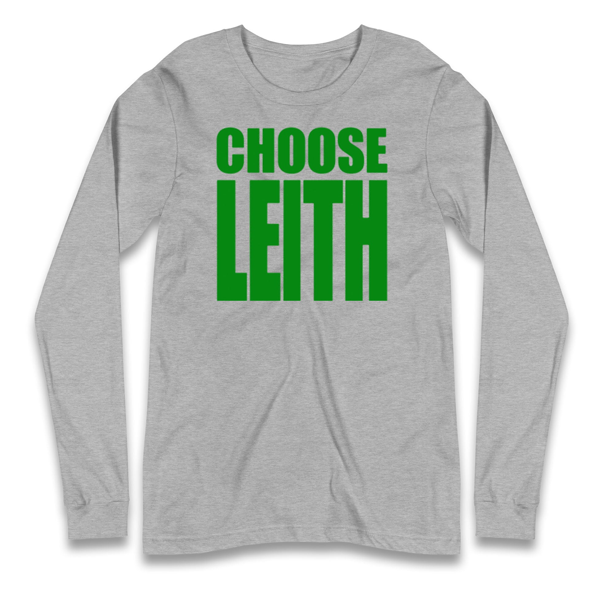 Hibs FC Choose Leith Football Longsleeve T Shirt