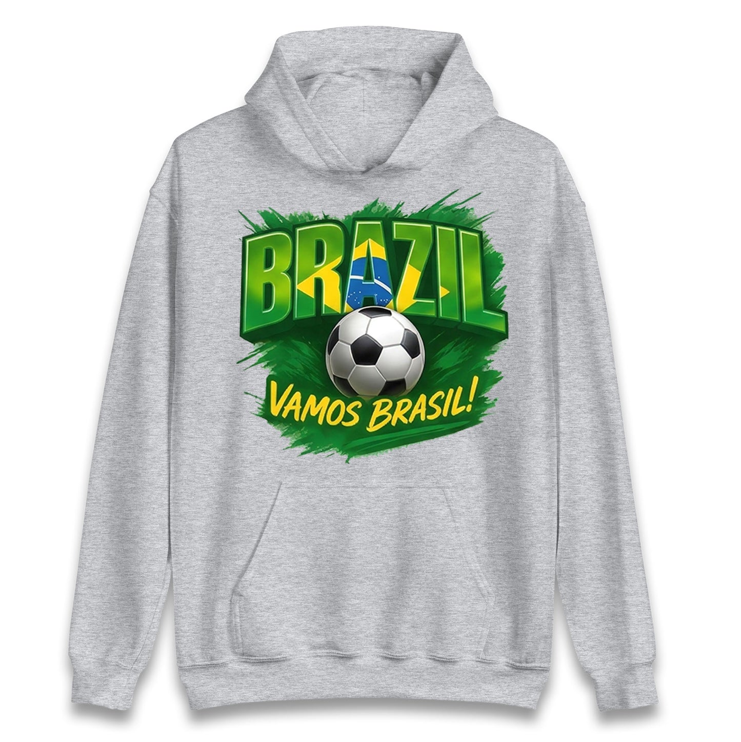 Brazil Retro Football Hoodie