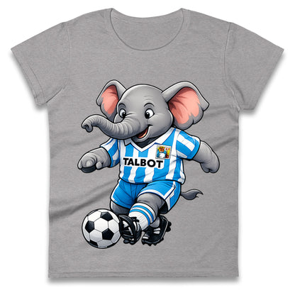 Retro Coventry City Football Ladies T Shirt 