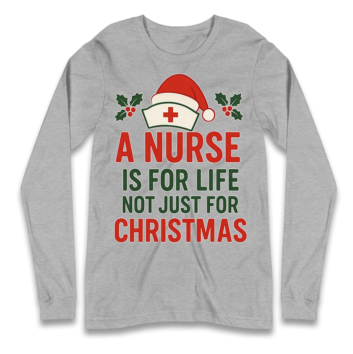 Nursing Christmas Longsleeve T Shirt