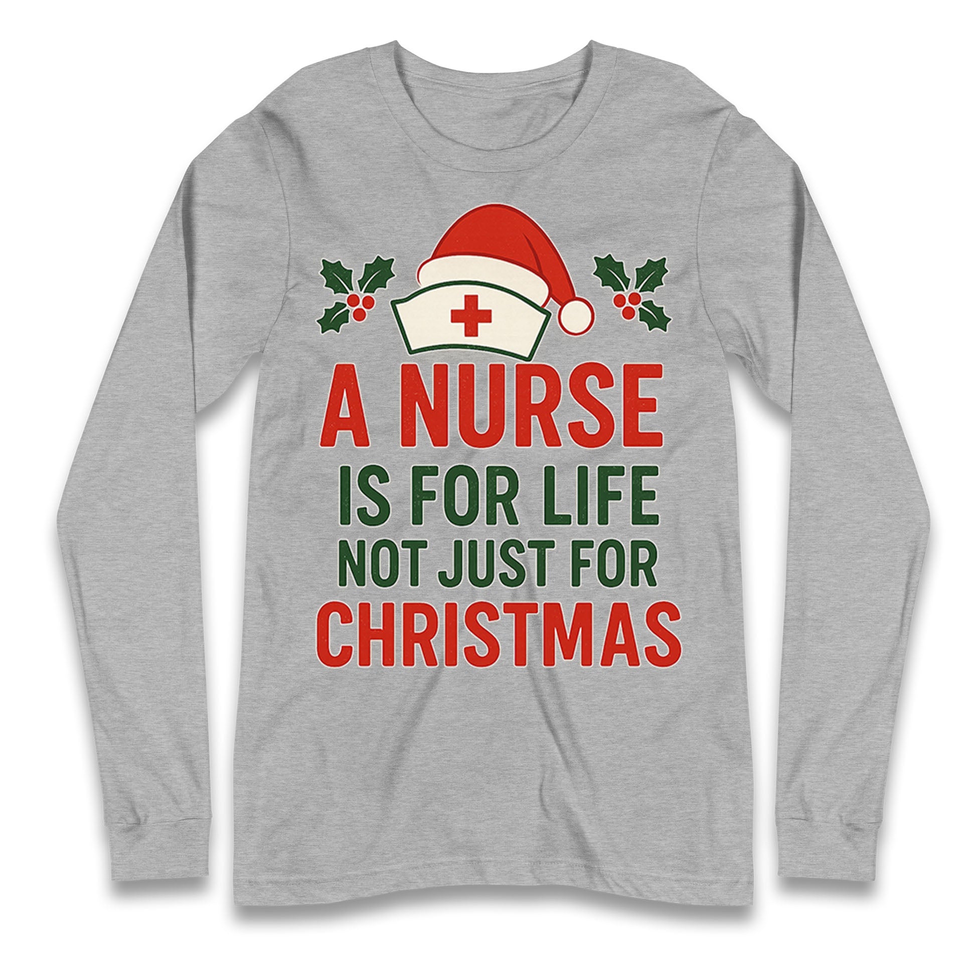 Nursing Christmas Longsleeve T Shirt