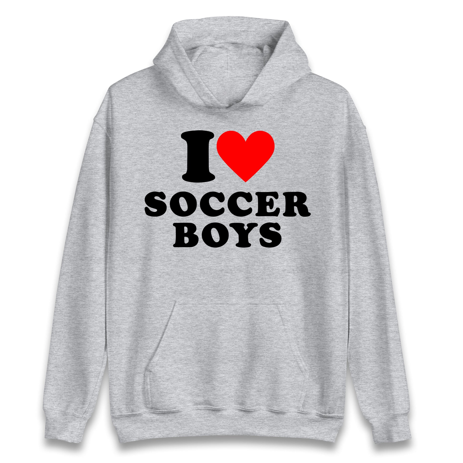 I Love Soccer Boys Hoodie