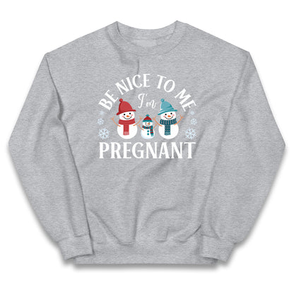 Pregnant At Christmas Kids Jumper