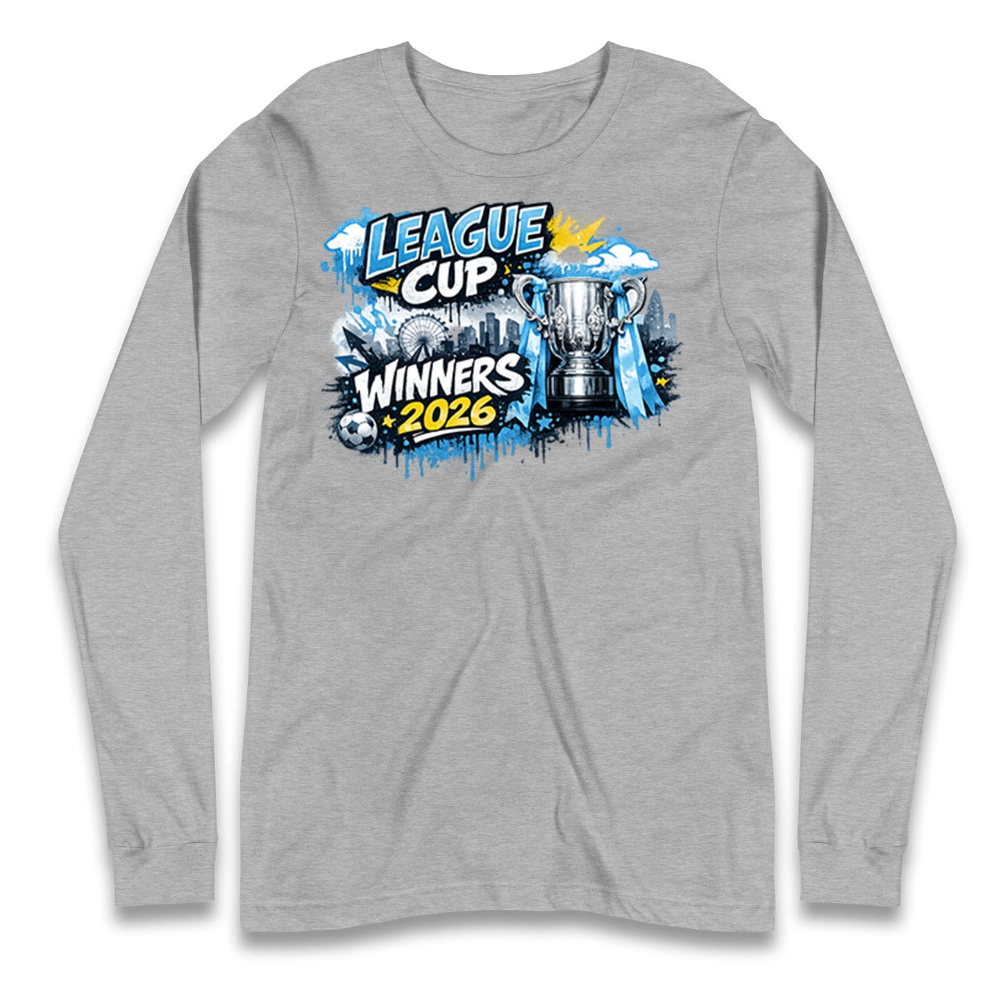 Man City League Cup Winners 2026 Longsleeve T Shirt