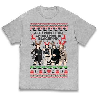 BlackPink Christmas Kids T Shirt
