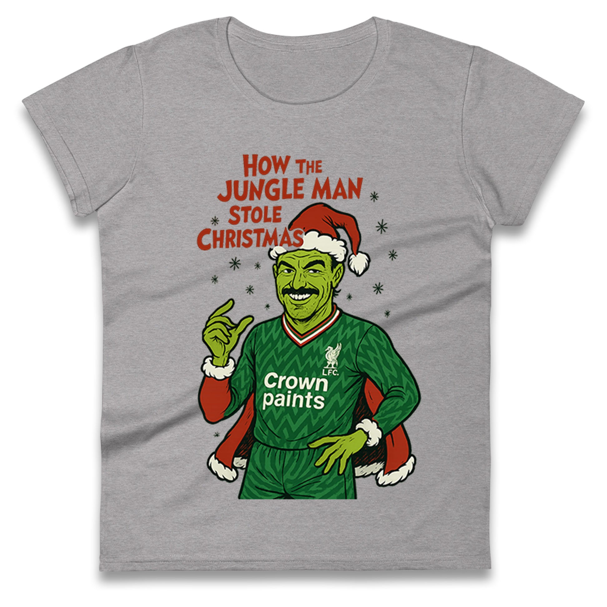 Liverpool Xmas Ladies T Shirt 