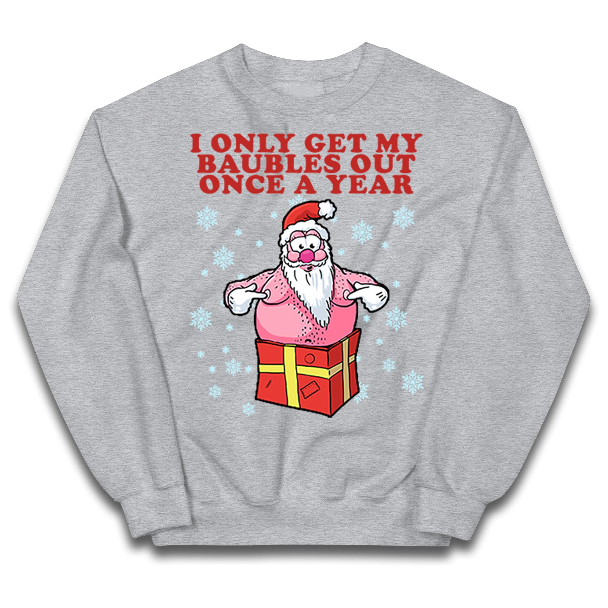 Fat Santa Christmas Funny Jumper
