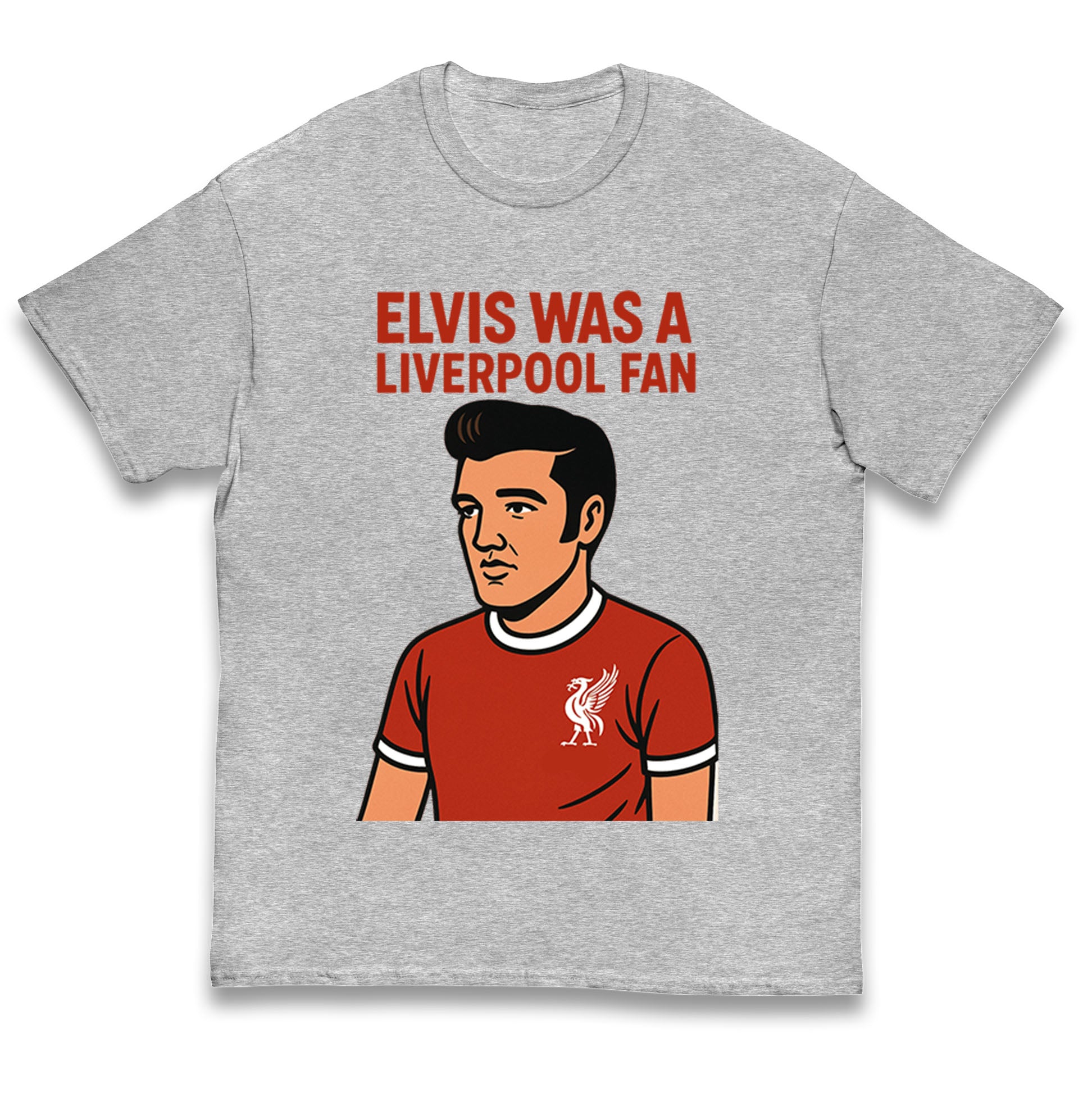 Elvis Presley Liverpool Football Kids T Shirt