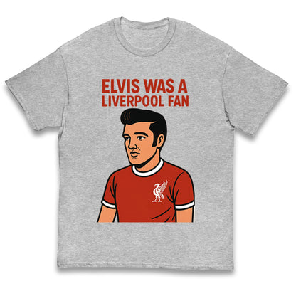 Elvis Presley Liverpool Football Kids T Shirt