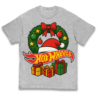 Hotwheels Christmas Kids T Shirt