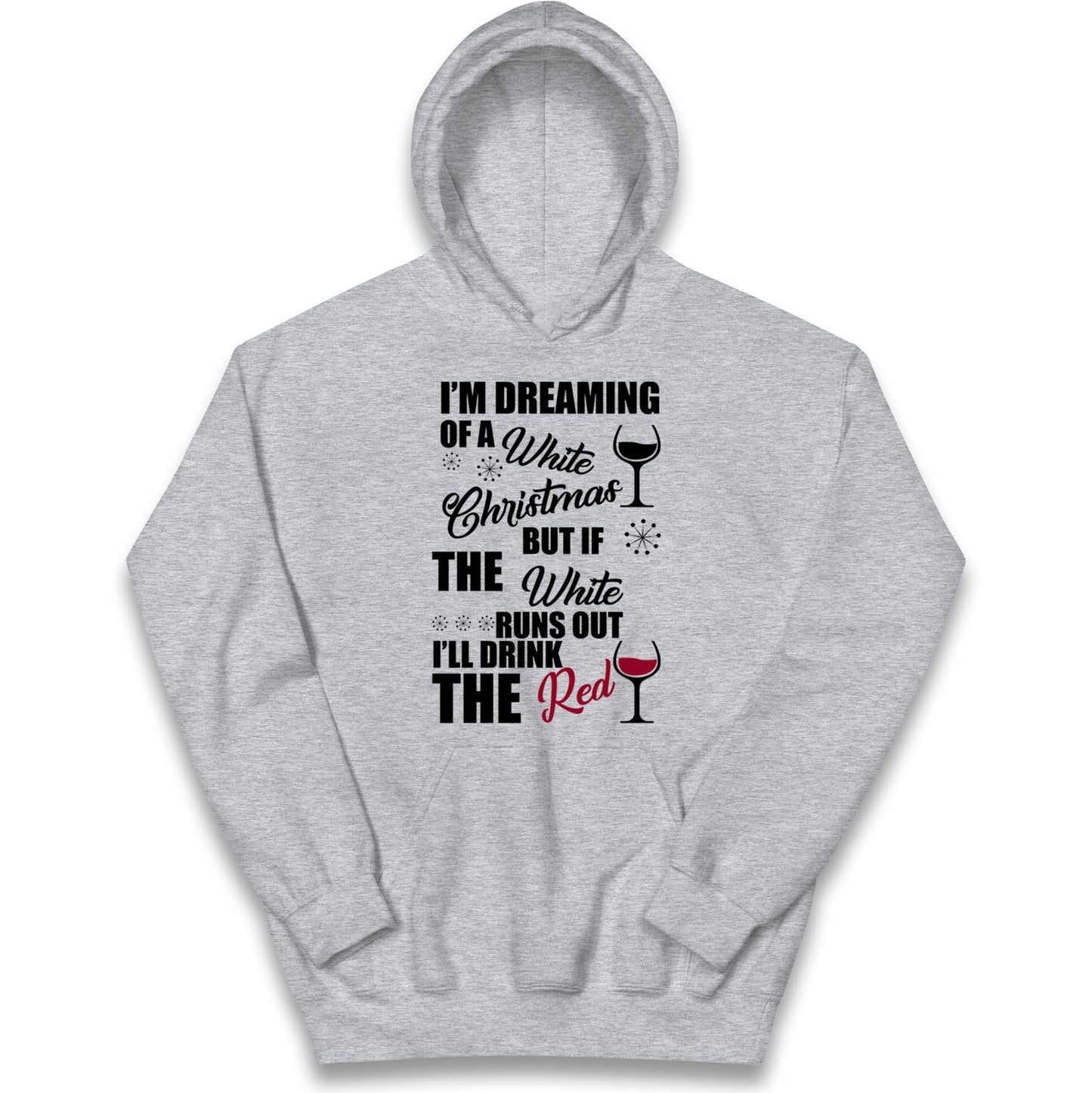 Wine Christmas Kids Hoodie