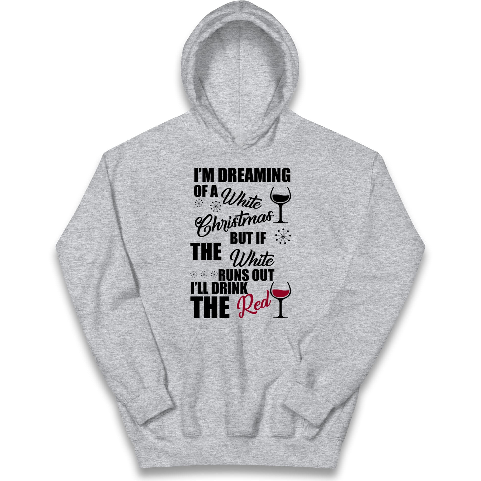 Wine Christmas Kids Hoodie