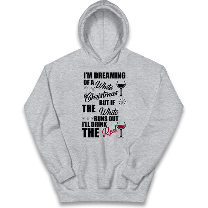 Wine Christmas Kids Hoodie