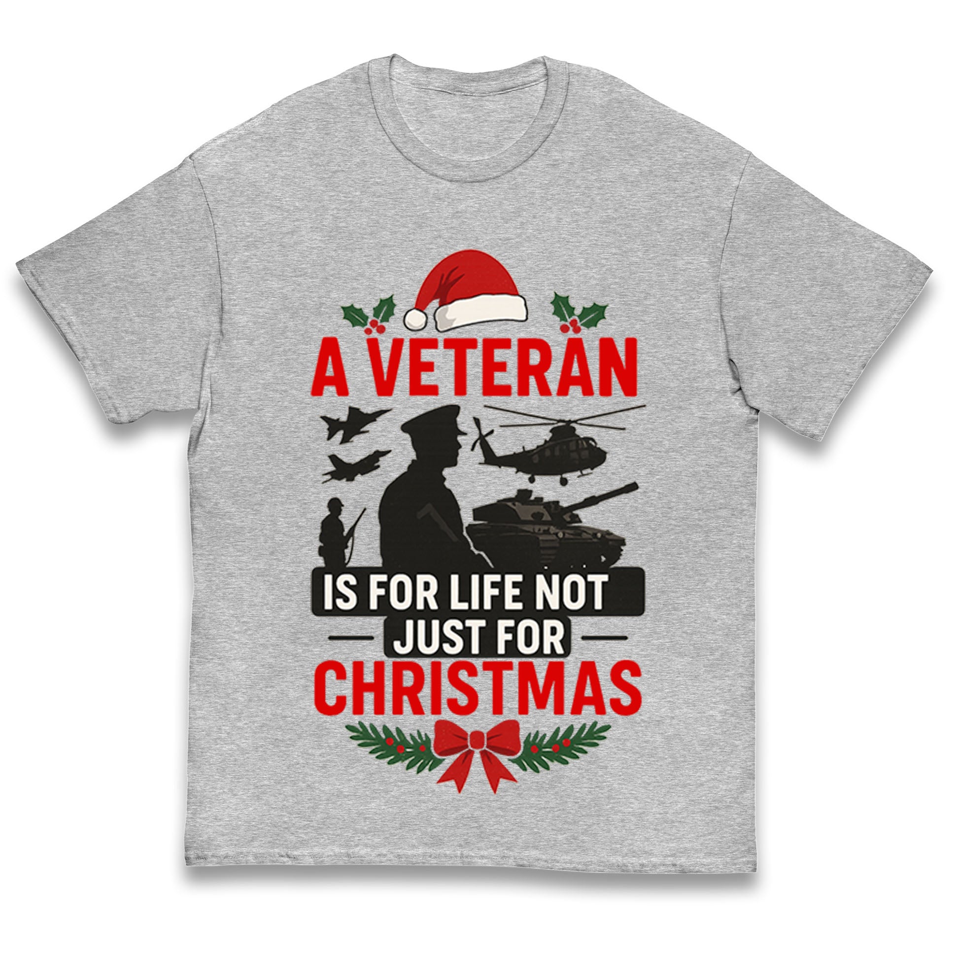 Veteran Christmas Kids T Shirt 