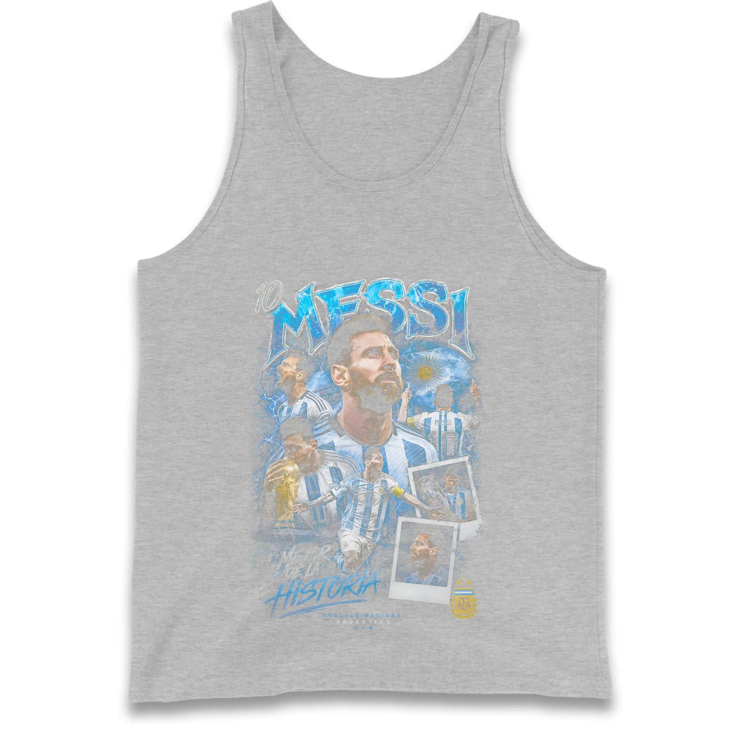 10 Messi Argentina Tank Top 